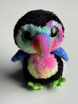 Ty Beanie Boos Tukan TySilk Beaks, Mehrfarbig 2019,  Neuwertig
