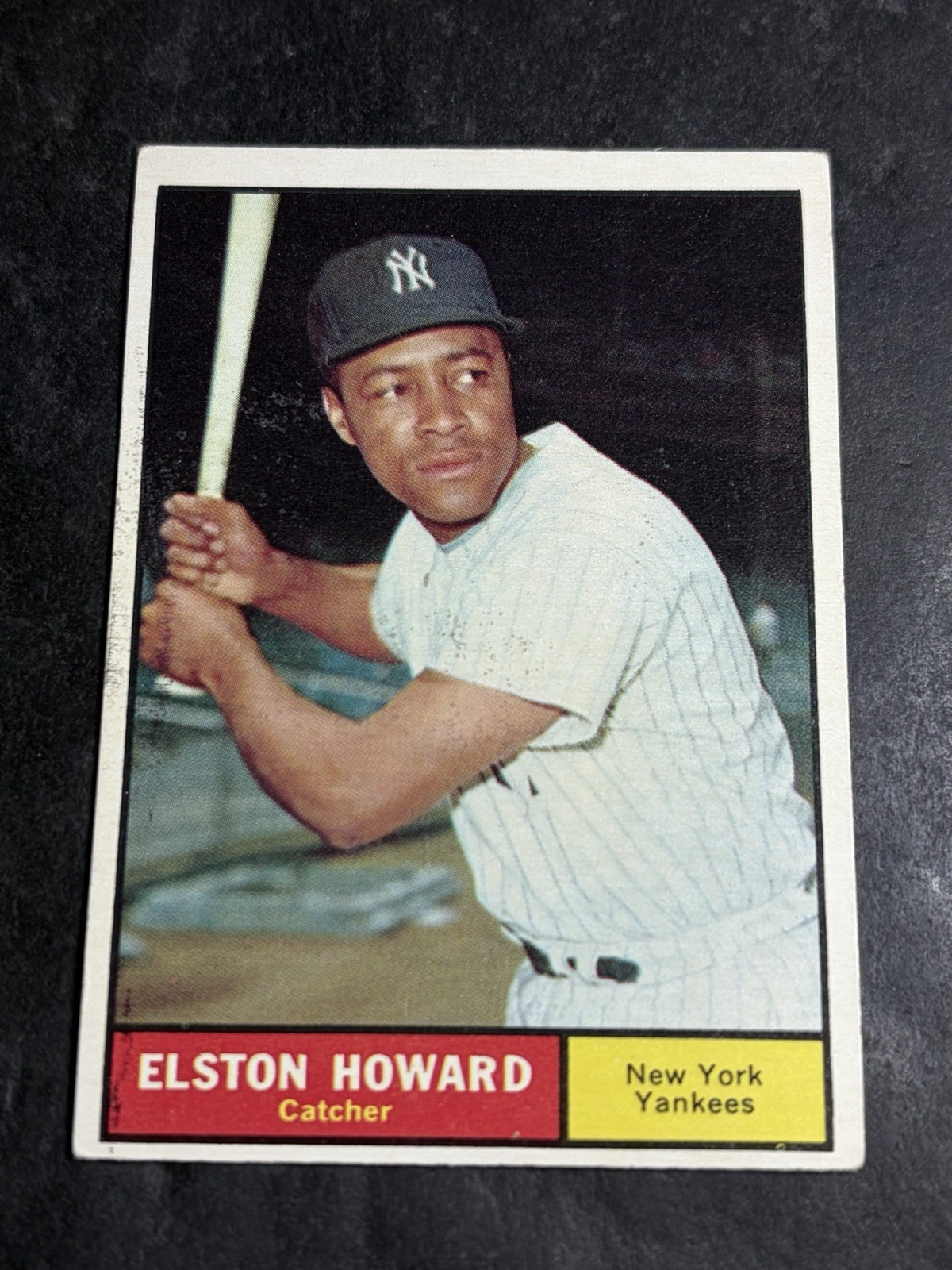1961 Topps Elston Howard #495 - New York Yankees - VG/EX