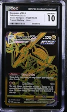 CGC 10 Rayquaza VMAX TG29/TG30 Silver Tempest Trainer Gallery Pokemon 2022