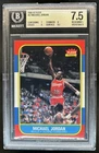1986-87 Fleer Michael Jordan Rookie RC #57 Bulls BGS 7.5
