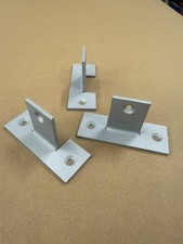 DOUBLE SIDED FENCE PANEL BRACKET CONCEALED BETWEEN PANELS CENTRE LINED   STEEL