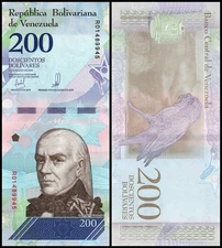 Venezuela 200 Bolivar Soberano, 2018, P-107a.2, UNC