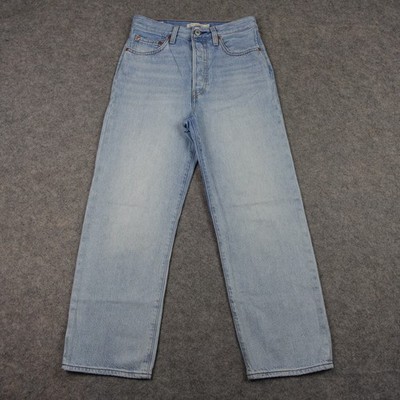Levis Pants Womens 27 High Rise Premium Vintage Ribcage Straight Ankle Jeans Mom