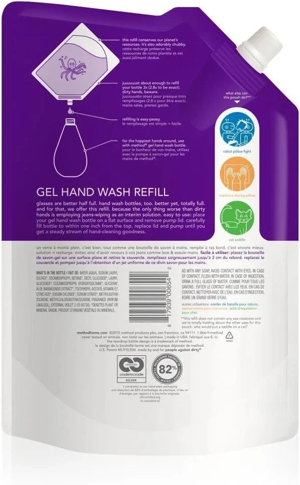 (2 pack) Method French Lavendar 34 fl oz refill-Free Shipping - Image 3 of 3