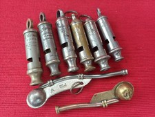 Job Lot Of 8 Whistles