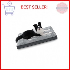 Dog Crate Bed Waterproof Deluxe Plush Dog Beds with Removable Washable Cover Ant