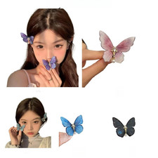 Butterfly Hair Minimalist Hair Clip Resin Construction Lightweight