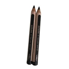 2  L'oreal Khol Eyeliner sample Pencils By Paradise - Midnight Black