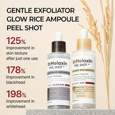 Dr. Melaxin Peel Shot Exfoliant Glow Rice Ampoule Duo