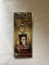 NOS Twilight Series New Moon  Edward Cullen  Lucite Keychain Keyring