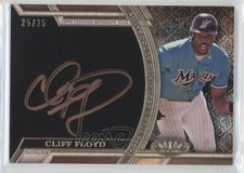 2015 Topps Tier One Acclaimed Rose Gold Ink 25/25 Cliff Floyd #AA-CFD Auto 4t0
