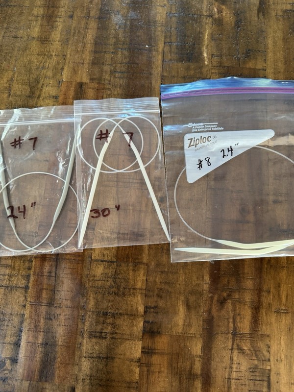 Circular Knitting Needles 3 Sets