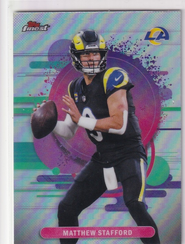 2025 Topps Finest Matthew Stafford Uncommon #139-LA Rams NFL MVP