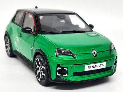 Solido 1/18 Renault 5 E-Tech Vert Pop 2024 Green Diecast scale model car