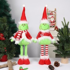 Dekoracja świąteczna Grinch z wysuwanymi nogawkami NOWA Rozszerzony grinch