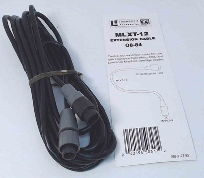 MLXT-12 08-04 Lowrance Eagle Electronics 12' Extension Cable NEW OLD STOCK