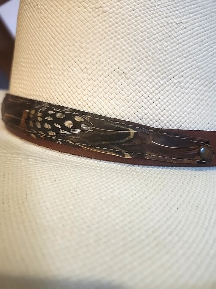 Sombrero Bailey Fedora Panamá Marfil Talla Grande Ligero Verano Crucero Foto 3 de 4