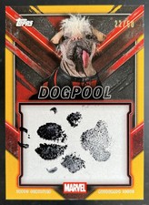 2025 Topps Chrome Deadpool Dogpool Auto GOLD /50 Peggy the Dog Pawtograph SP