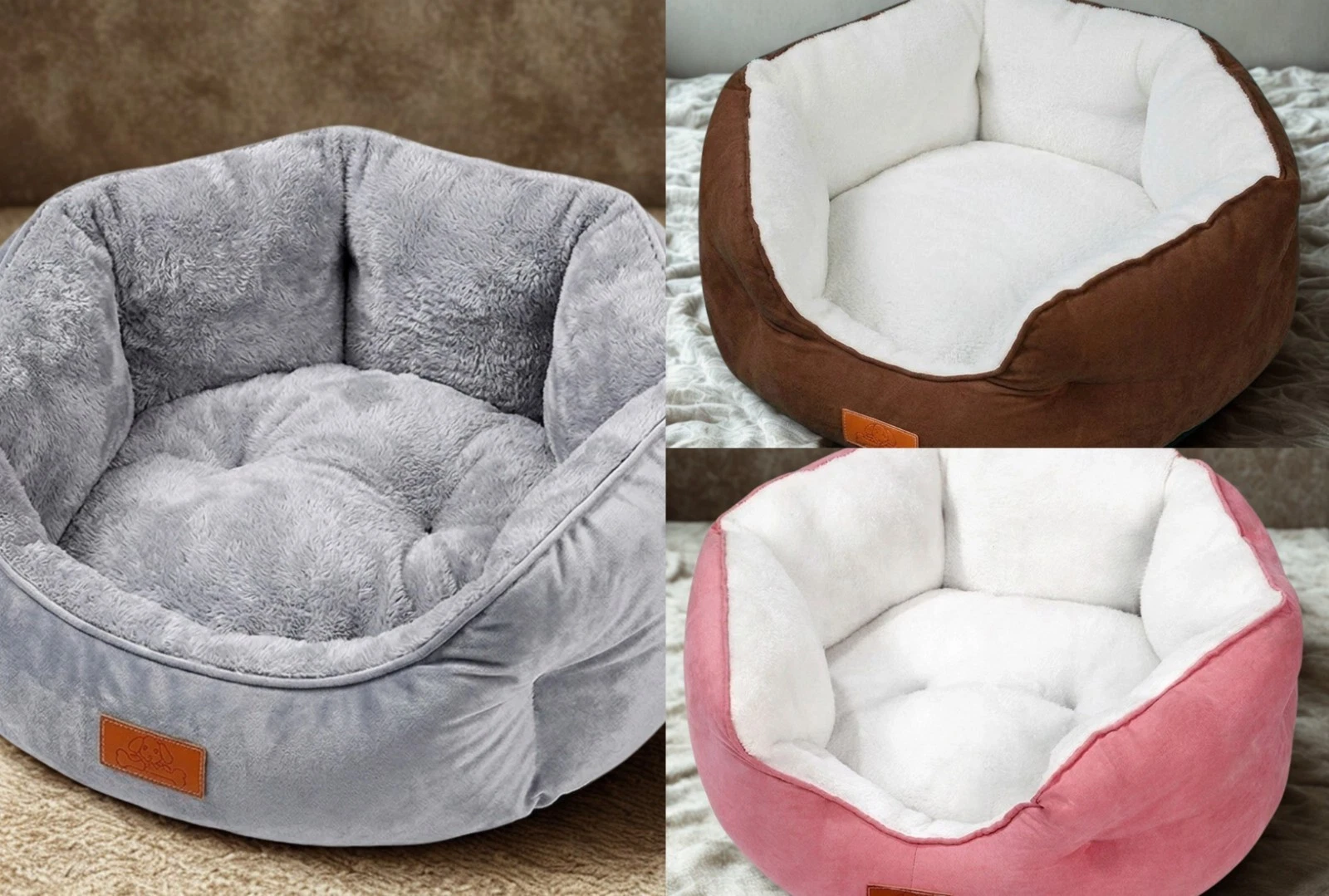 Dog Bed Cat Beds Soft Washable Fleece Puppy Cushion Warm Pet Basket Dog Bed
Opens in a new window or