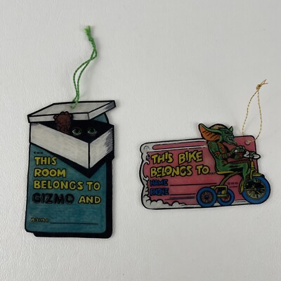 Shrinky Dinks Gremlins Lot Christmas Ornaments Colorforms Vintage 1984 80s Toys