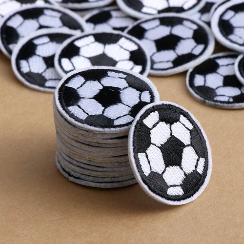 Garment Supplier Jeans Appliques Football Patches Iron on Stickers Embrioidered - Picture 5 of 9