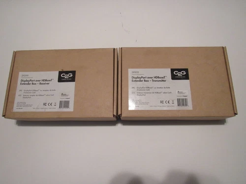 C2G 29302 & 29299 / DP over HDBASET Extender Box / Transmitter & Receiver