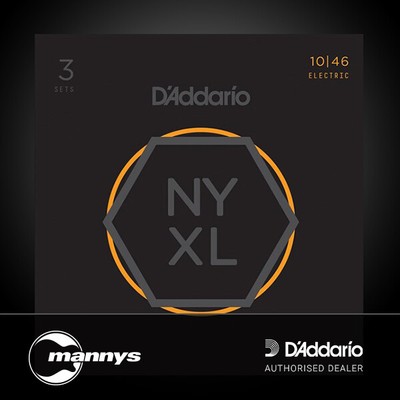 D'Addario NYXL1046-B25 – Set 25 Corde Per Chitarra Elettrica – Light 10-46 – Nuovo