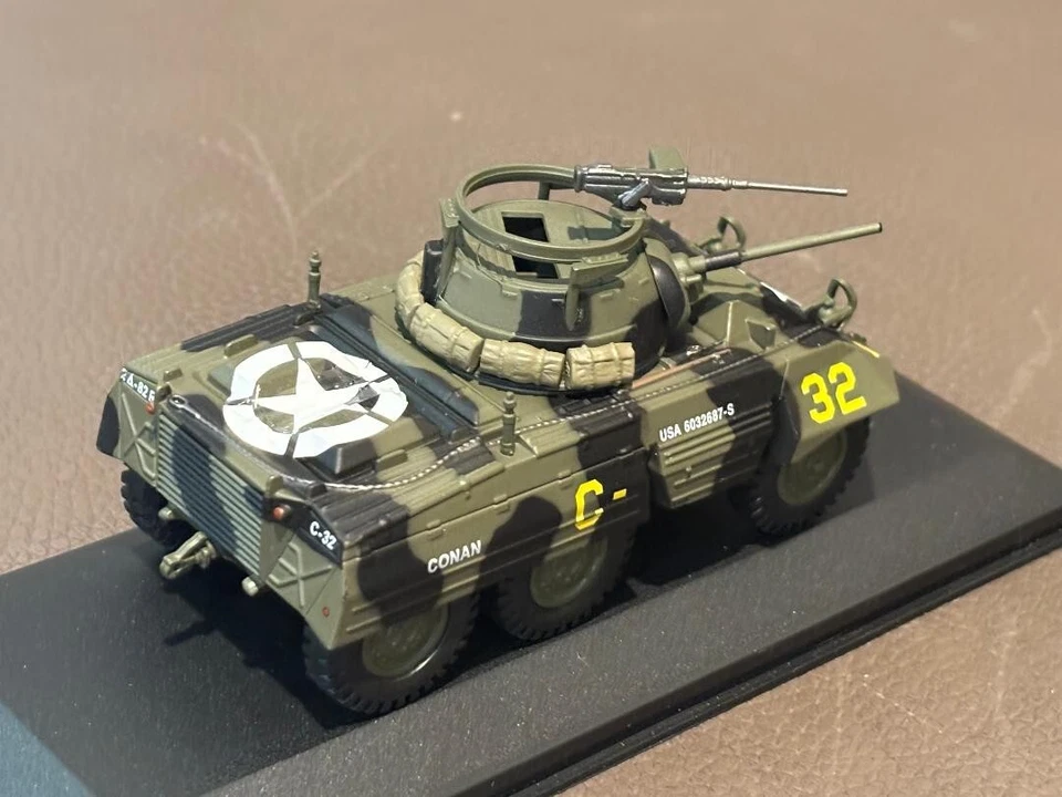 1/43  M8 WWII  US  Armored Car 2nd AD France 1944 - Image 3 of 4