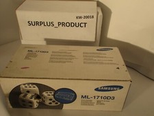 NEW GENUINE SAMSUNG ML-1710D3 - BLK TONER - SEALED OLD BOX STYLE w/ DAMAGE