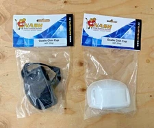 Nash Goalie Helmet Chin Cup | Black White Goal Mask Chin Strap Foam Repair Kit