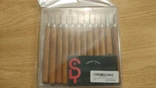 SAFARI DELUXE 12 PIECE  PREMIUM WOOD CARVING CHISEL SET NEW 
