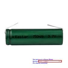 Kastar 3.7V Li-ion Battery for Philishave US14500V US14500VR US14500VR2 UR14500