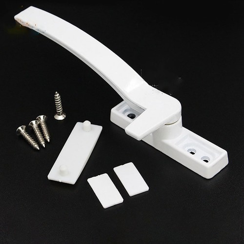 White Security Lock UPVC Window Handle Locking Latch Catch Lock Baby Safety - Picture 2 of 7