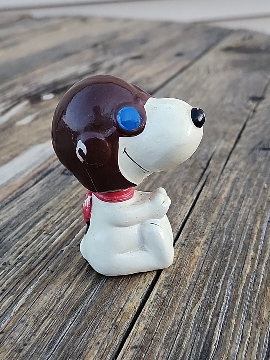 Vintage 1966 Peanuts Snoopy Flying Ace Red Baron Bobble Head