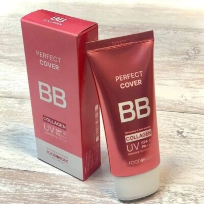 FOODAHOLIC Perfect Cover Collagen BB Cream SPF41 PA+++ 50ml K-Beauty Korean BB