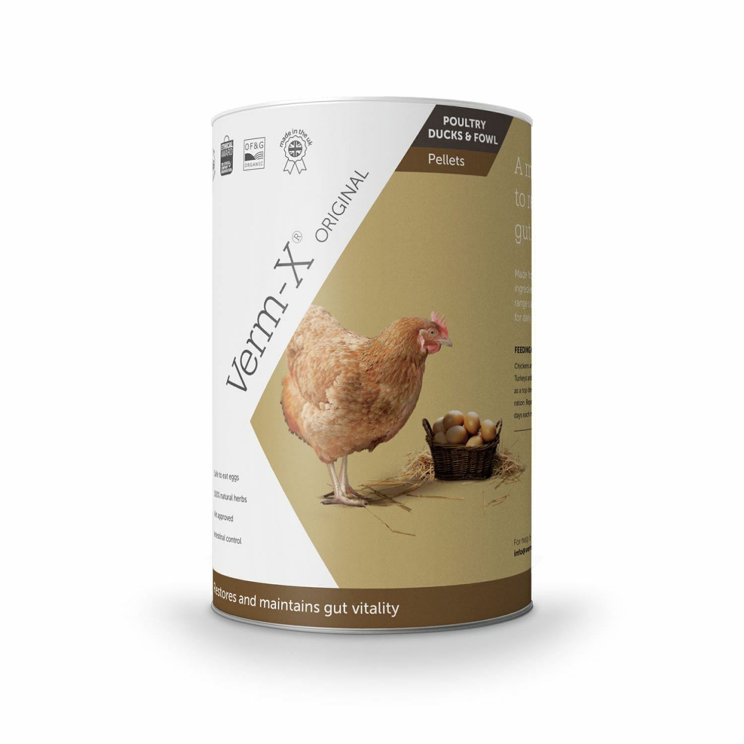 Verm-X Herbal Pellets For Poultry 750 Gm Tube