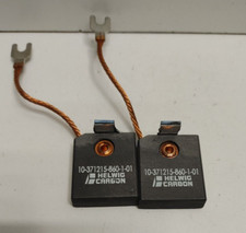 LOT OF 2 NEW OLD STOCK HELWIG 1-1/2" X 1-1/4" X 3/8" CARBON BRUSHES 10-371215