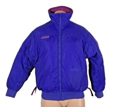 ダウンジャケット Columbia Reversible Down Jacket 1990s Vintage 90s Columbia Reversible Ski Duck Down Puffer Jacket Purple