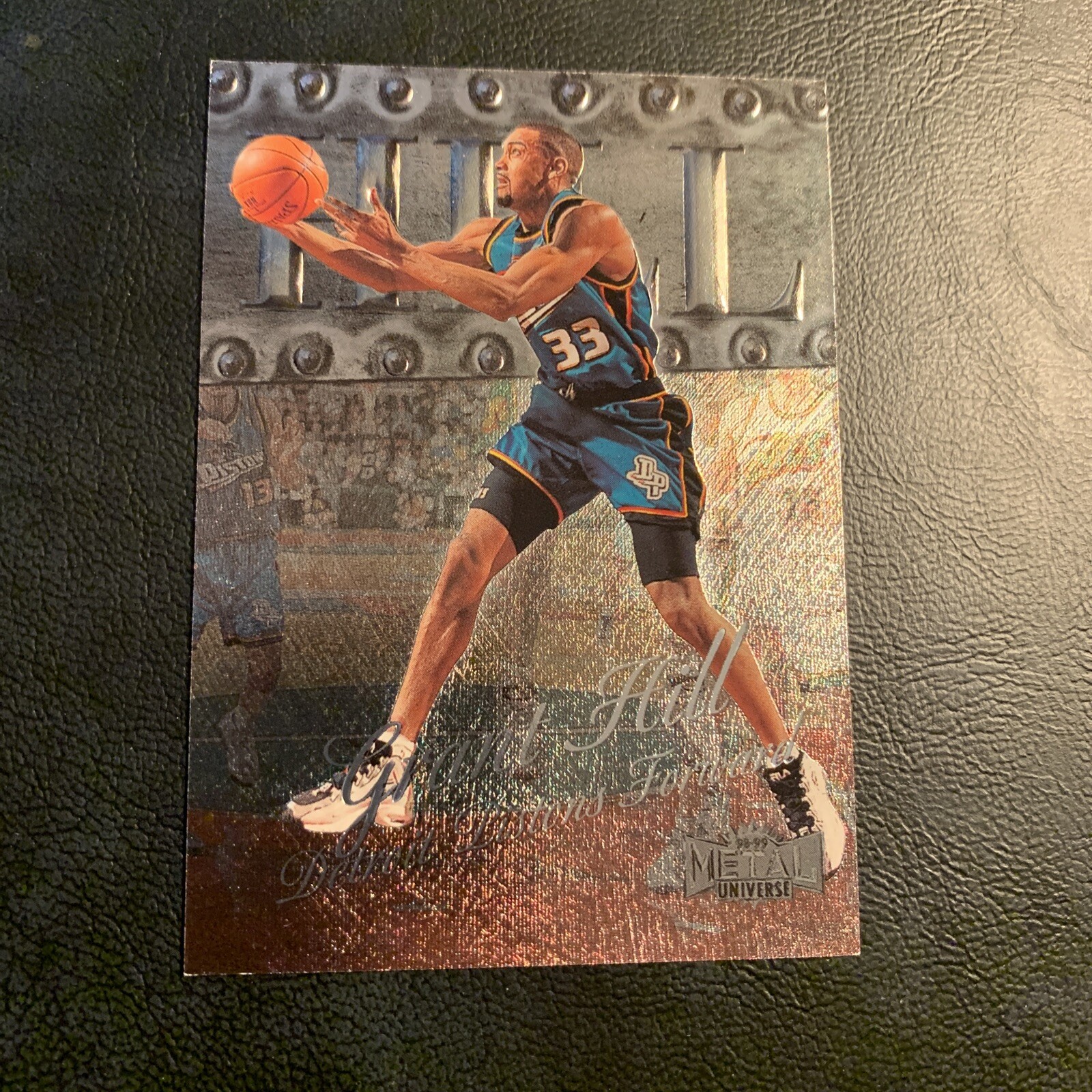 #50 Grant Hill Detroit Pistons 1998-99 Fleer metal￼ ￼￼ Cb35