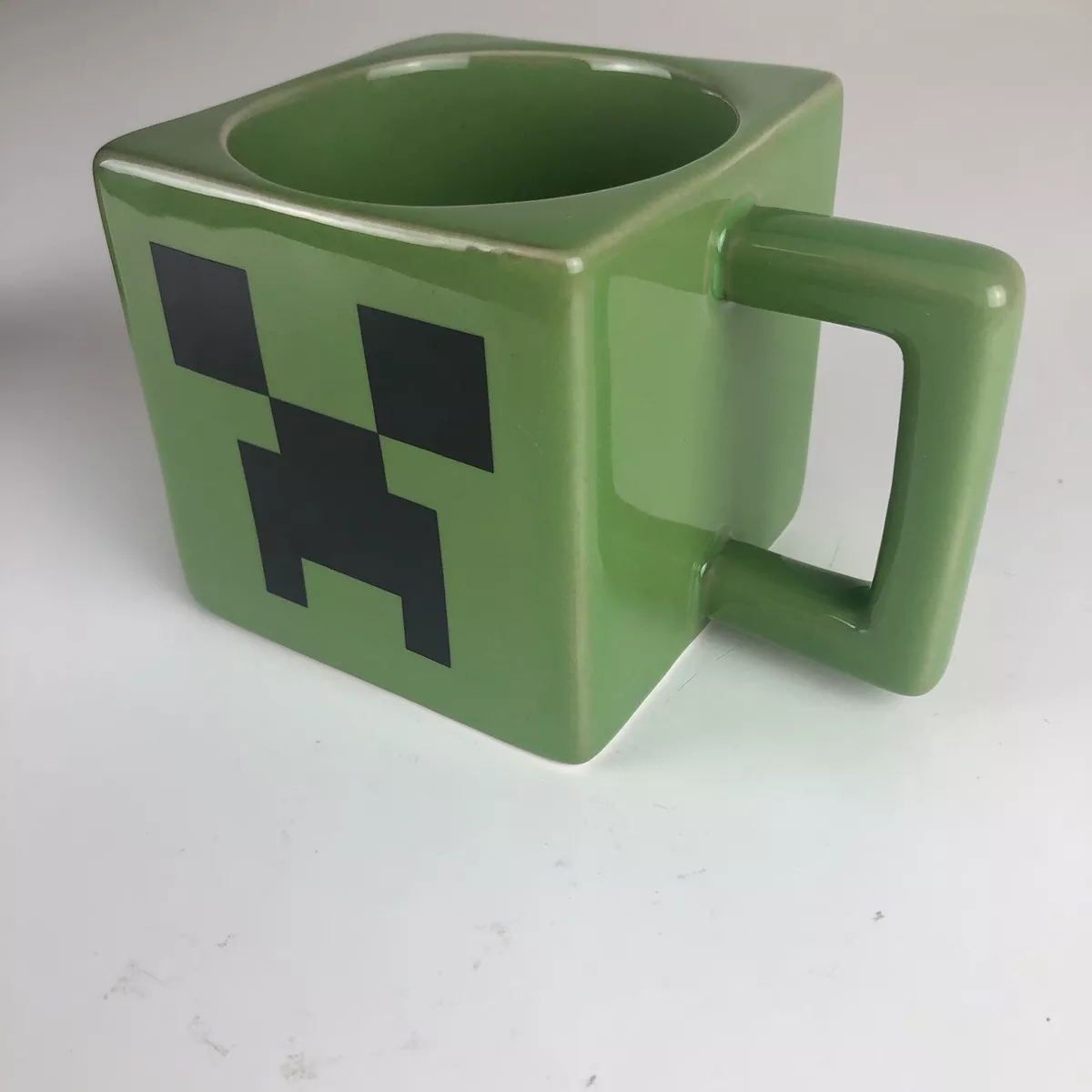 New Minecraft Creeper Face Ceramic Mug Coffee Cup