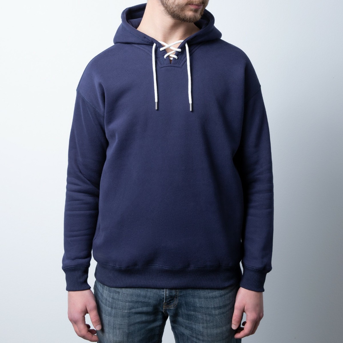 Navy Hoodie, Blank Navy Hoodie, Navy Sweatshirt Thick Fleece