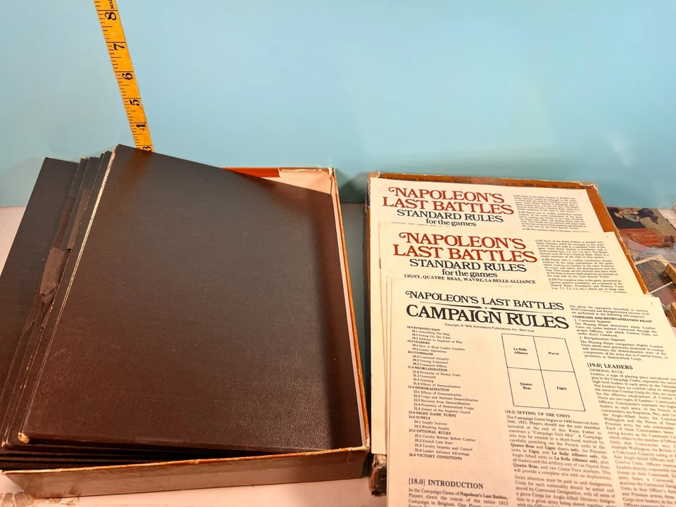 Napoleon's Last Battles Designer Ed. Waterloo Campaign SPI (incomplete) - Image 3 of 4