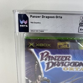 Panzer Dragoon Orta 9.6 A+ Xbox NEW WATA Graded "NOT VGA/CGC" + E3 PROMO PIN