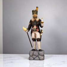 Bergmann Annaberger Obersteiger 29cm geschnitzt | Holzfigur Südtirol Schnitzerei