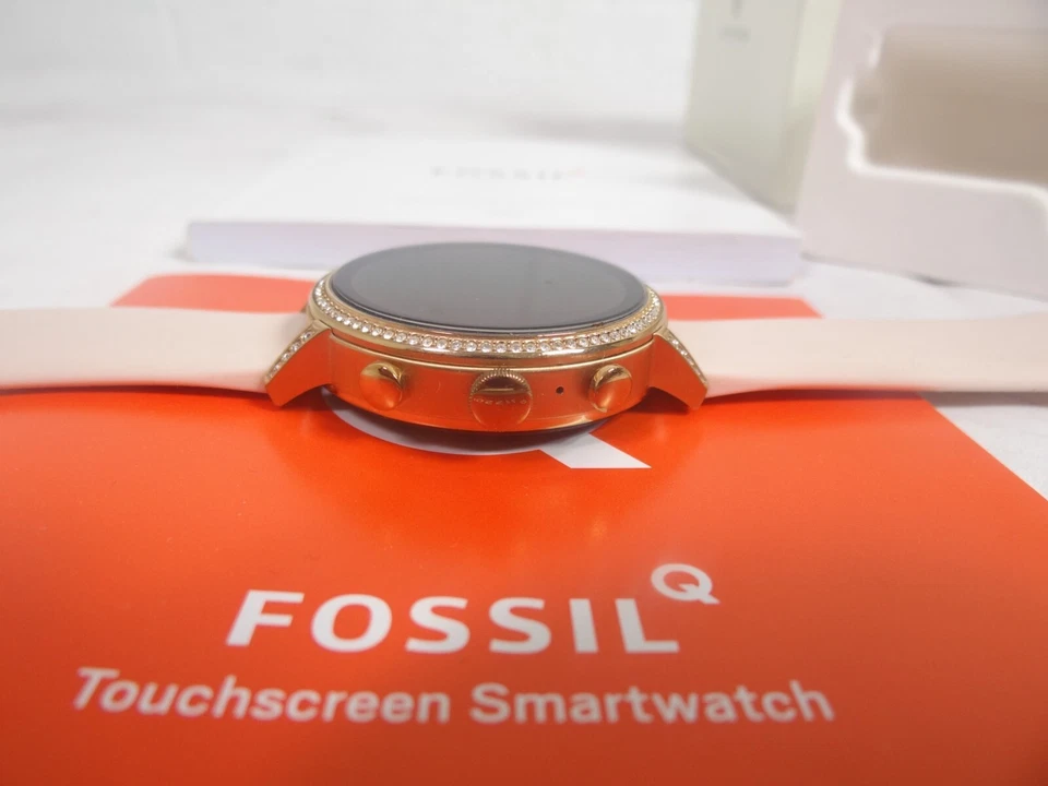 Watch Fossil Q GEN 4 DW7F1 Crystal Rose Gold Tone Smartwatch - Image 4 of 4