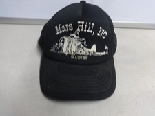 Vintage 80's Sluders' Mars Hill, NC Snapback Trucker Hat Men OSFA Made In Taiwan