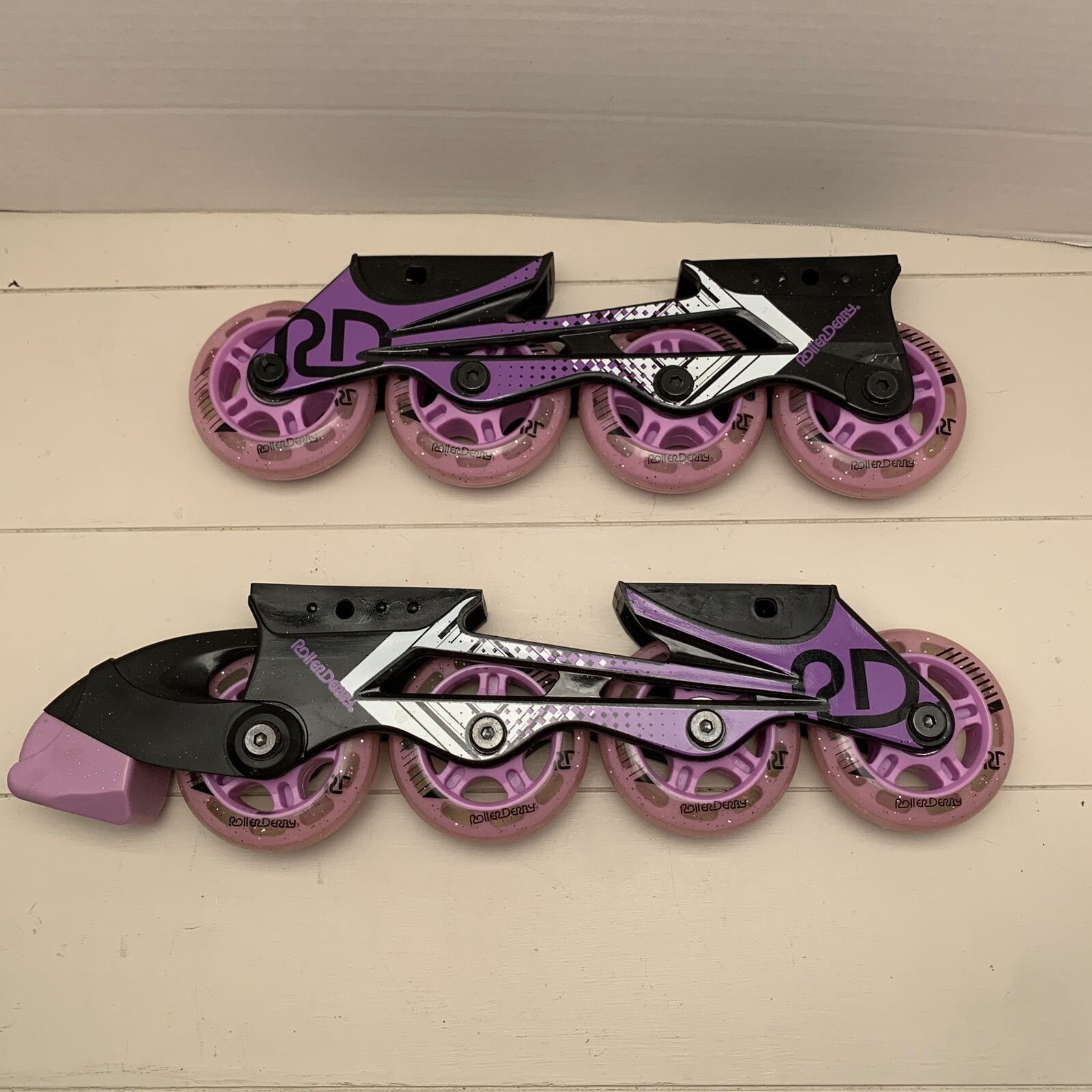 Replacement Wheels Purple Pink Black New