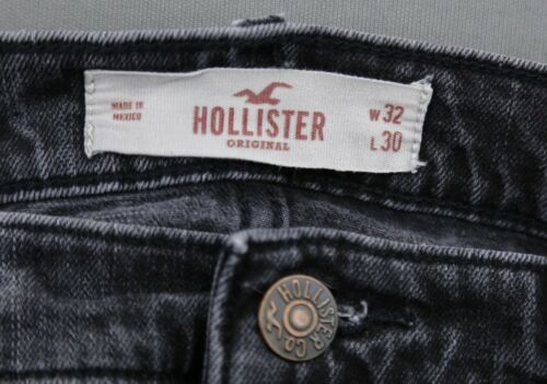 Herren Hollister Jeans Super Skinny Epic Flex Stretch Schwarz Gr. 32x30 (Msr 32x28) - Bild 3 von 9