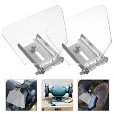 2pc Bench Grinder 8" Eye Shield Replacement Eyeshield Stainless Steel Attachment