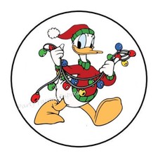 30 CHRISTMAS ENVELOPE SEALS LABELS PARTY FAVORS STICKERS 1.5" ROUND